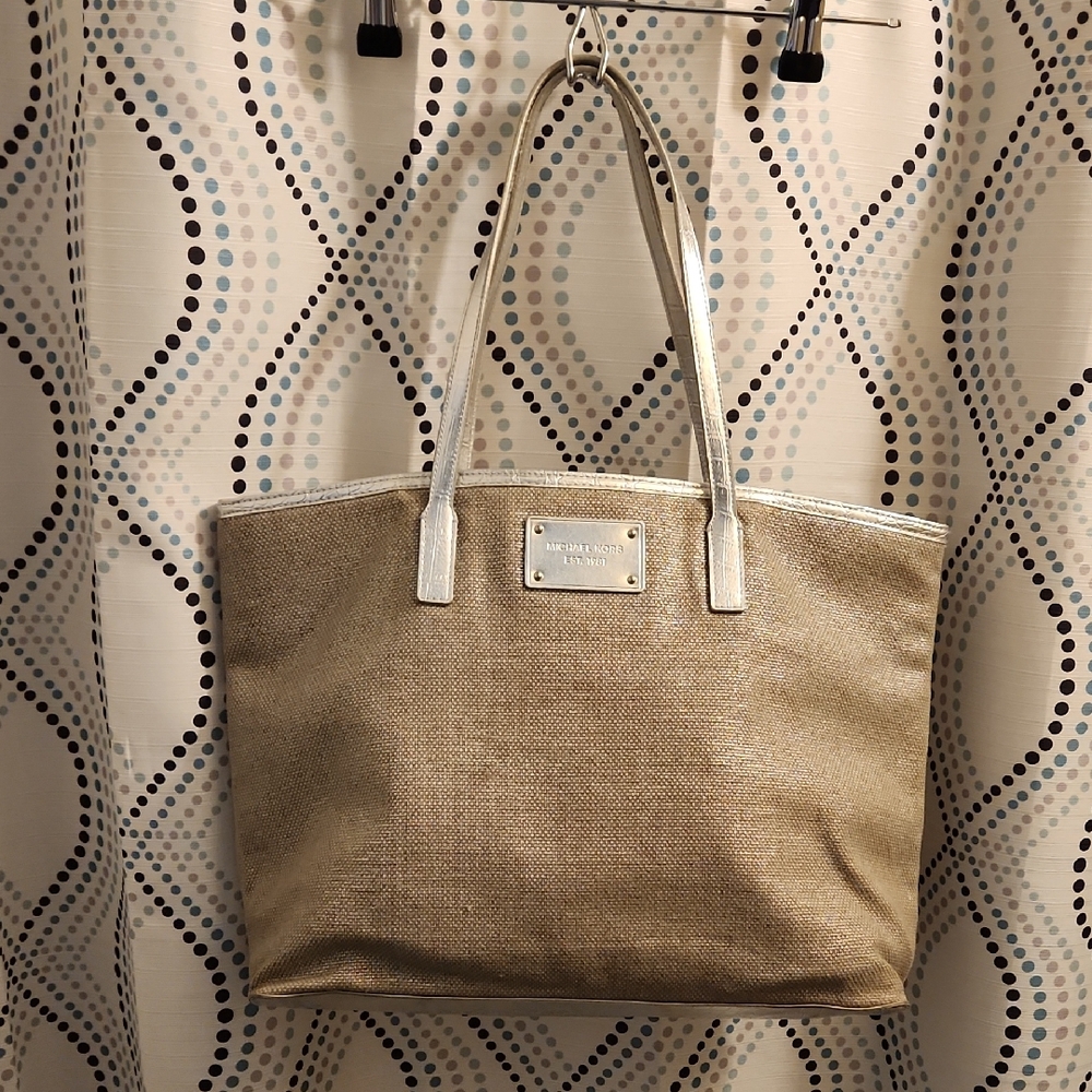 Michael Kors Shimmering Gold Tote
